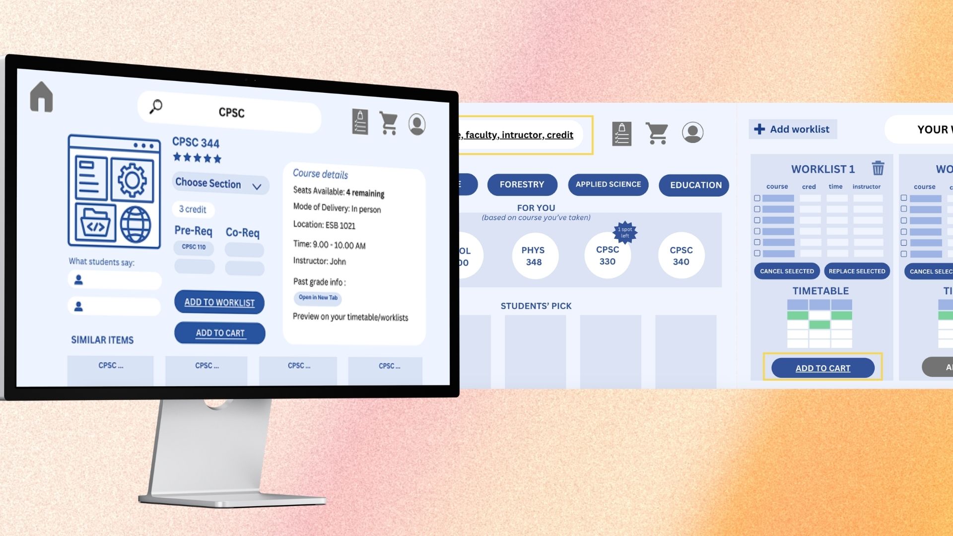 Course Shop: Reimagining UBC Registration